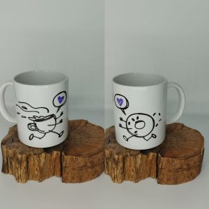 Taza desayuno del amor