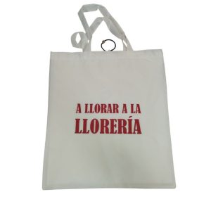 Totebag A llorar a la llorería 1 - amapola